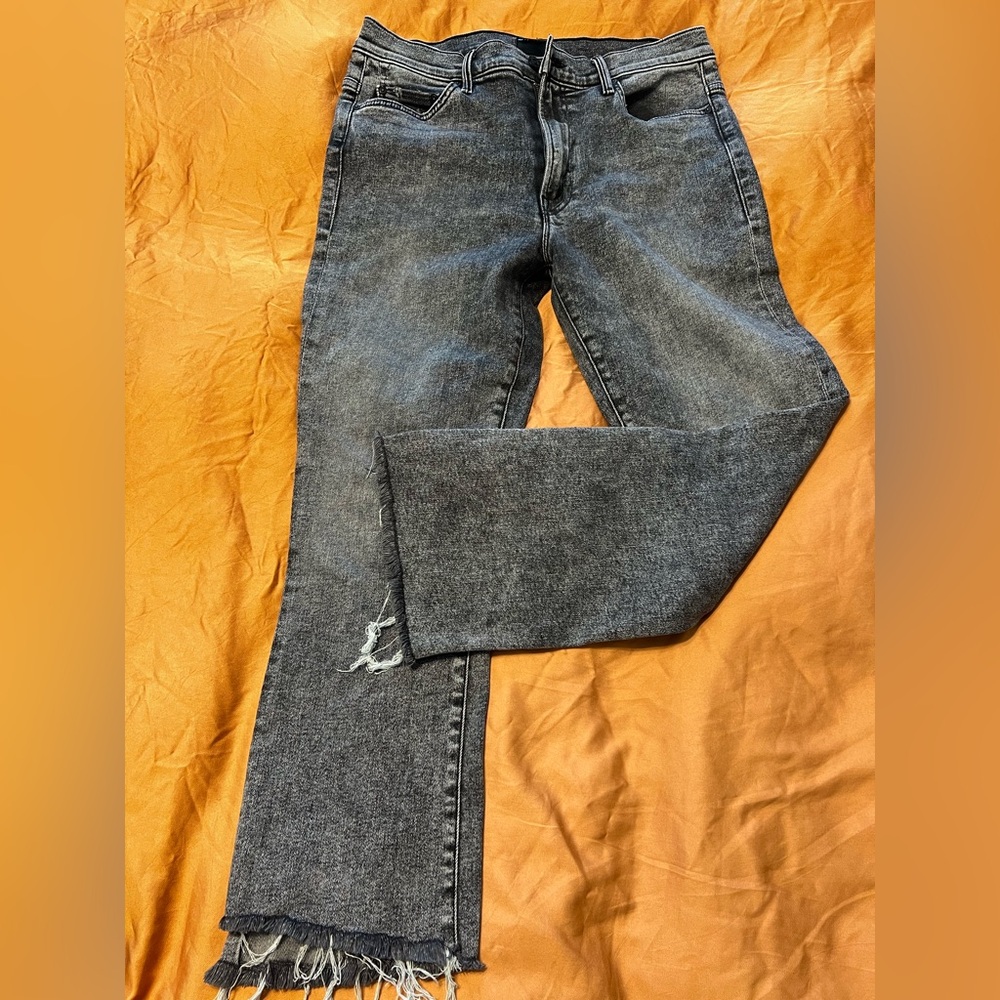 MOTHER Insider Crop Step Fray